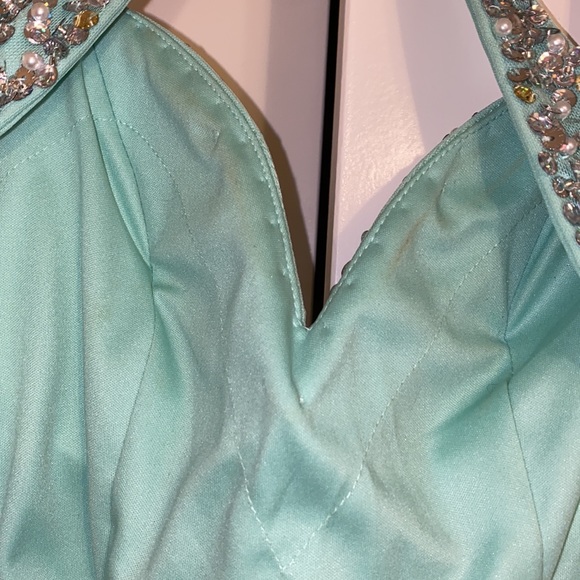 Sean Collection Mint Green Prom Dress! - Picture 11 of 15